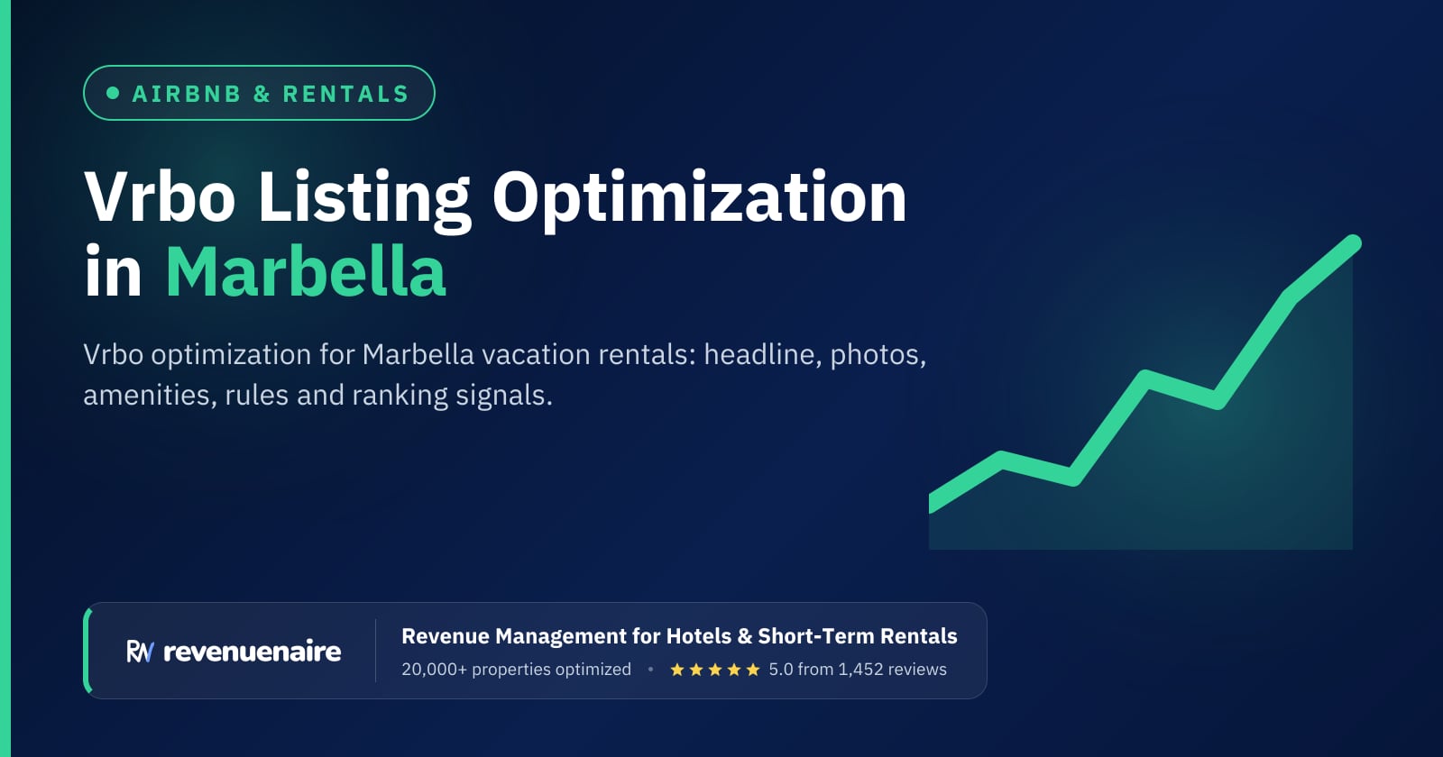 Vrbo Listing Optimization in Marbella & the Costa del Sol, Spain