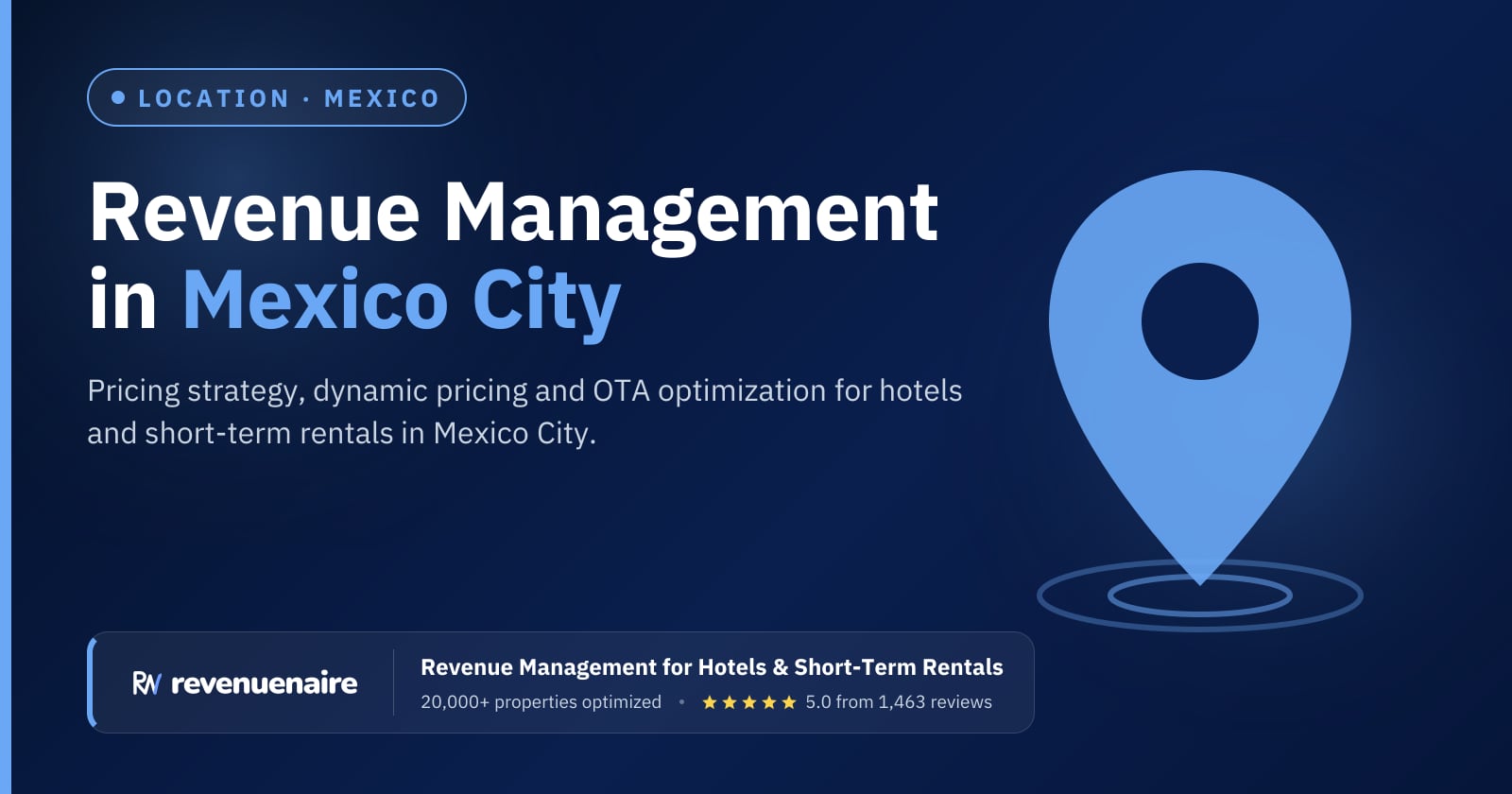 Revenue management in Mexico City, Mexico