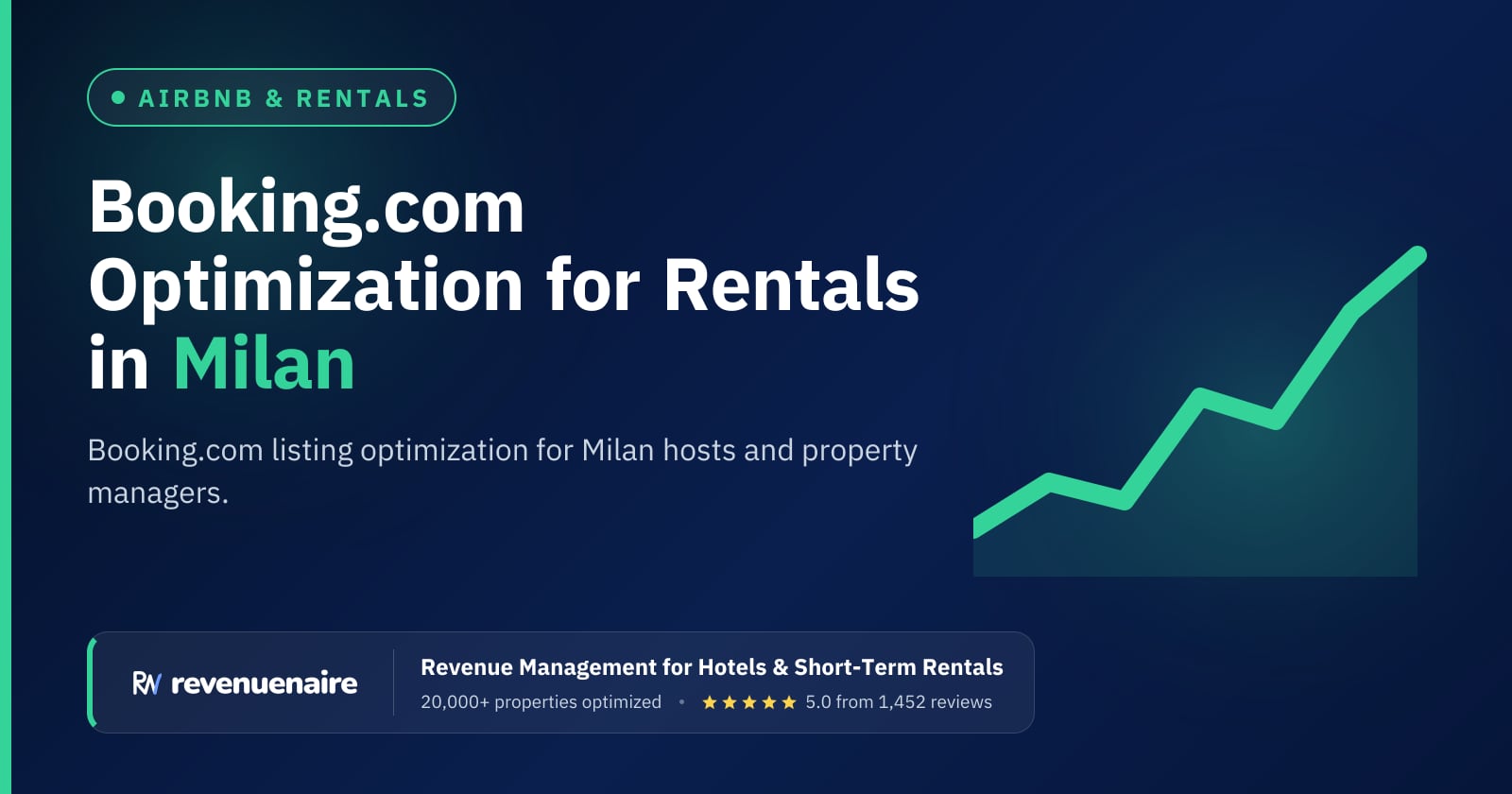 Booking.com Optimization for Rentals in Milan, Italy