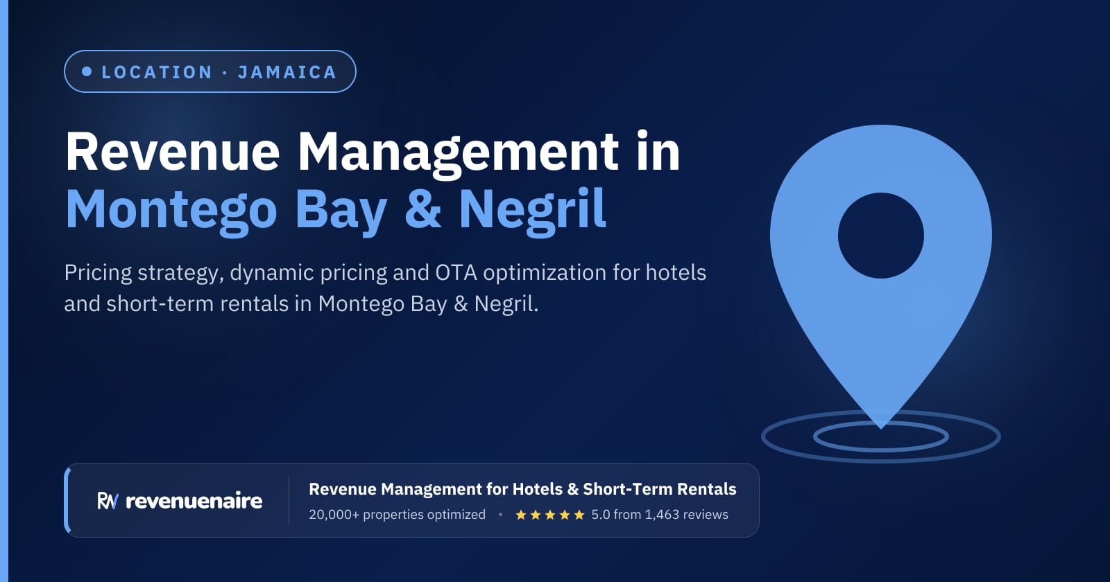 Revenue management in Montego Bay & Negril, Jamaica