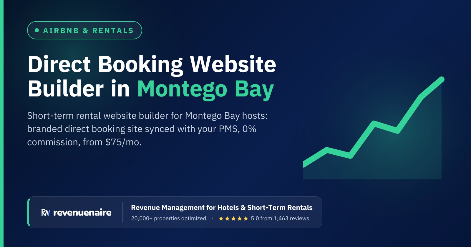 Short-Term Rental Website Builder in Montego Bay & Negril, Jamaica