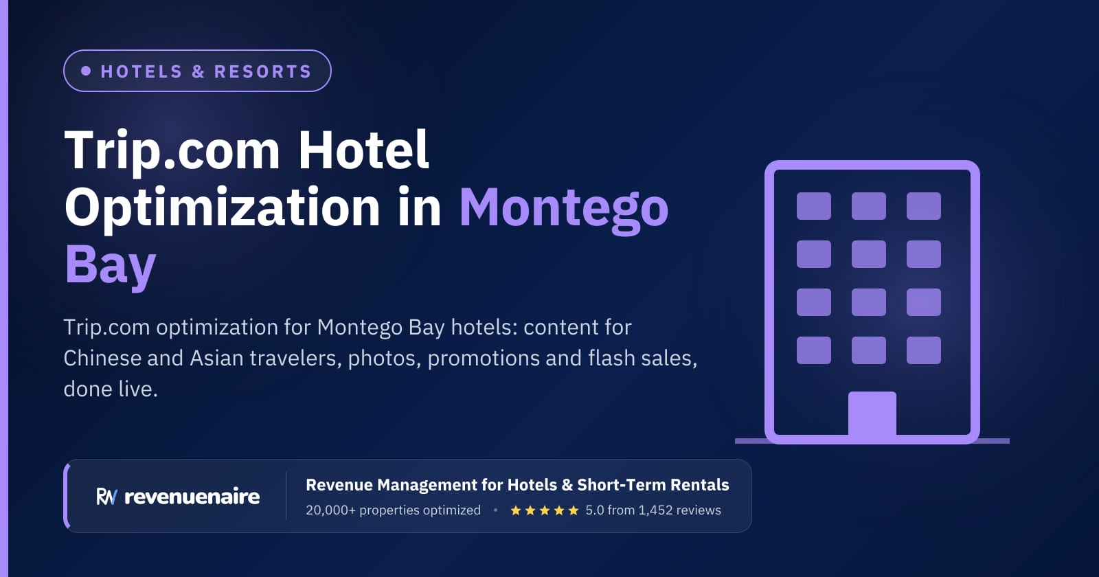 Trip.com Optimization for Hotels in Montego Bay & Negril, Jamaica