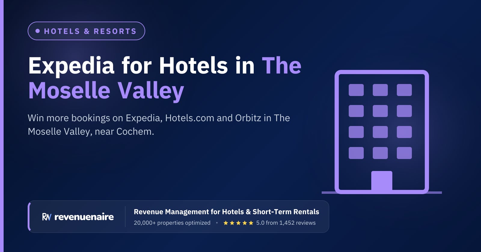 Expedia Optimization for Hotels in The Moselle Valley, Germany