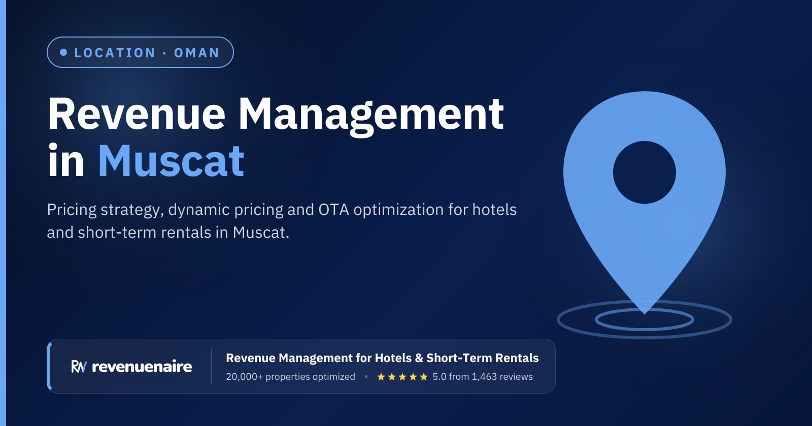 Revenue management in Muscat, Oman
