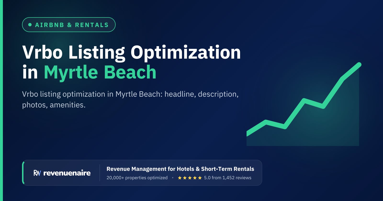 Vrbo Listing Optimization in Myrtle Beach, United States