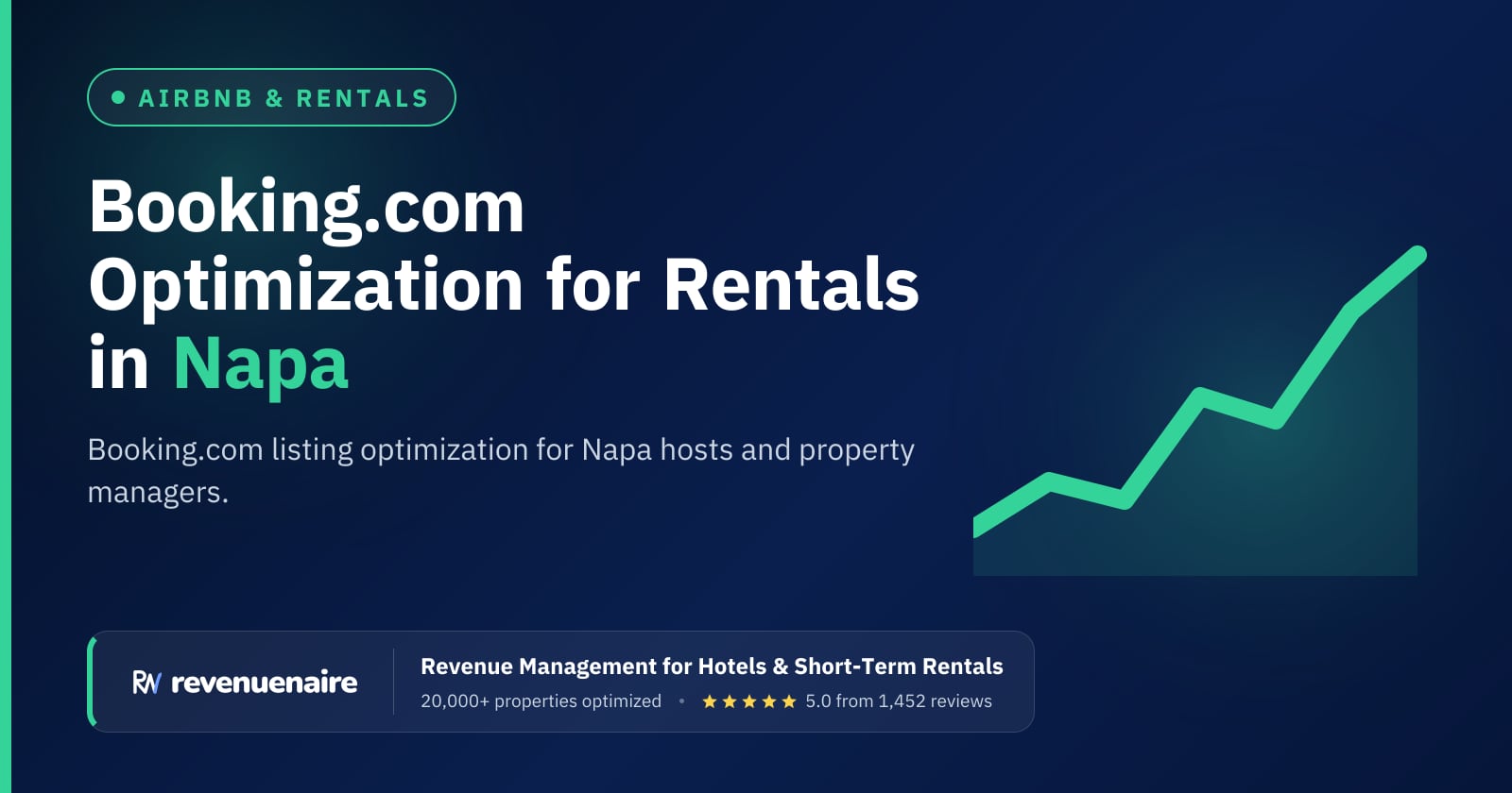 Booking.com Optimization for Rentals in Napa & Sonoma, United States
