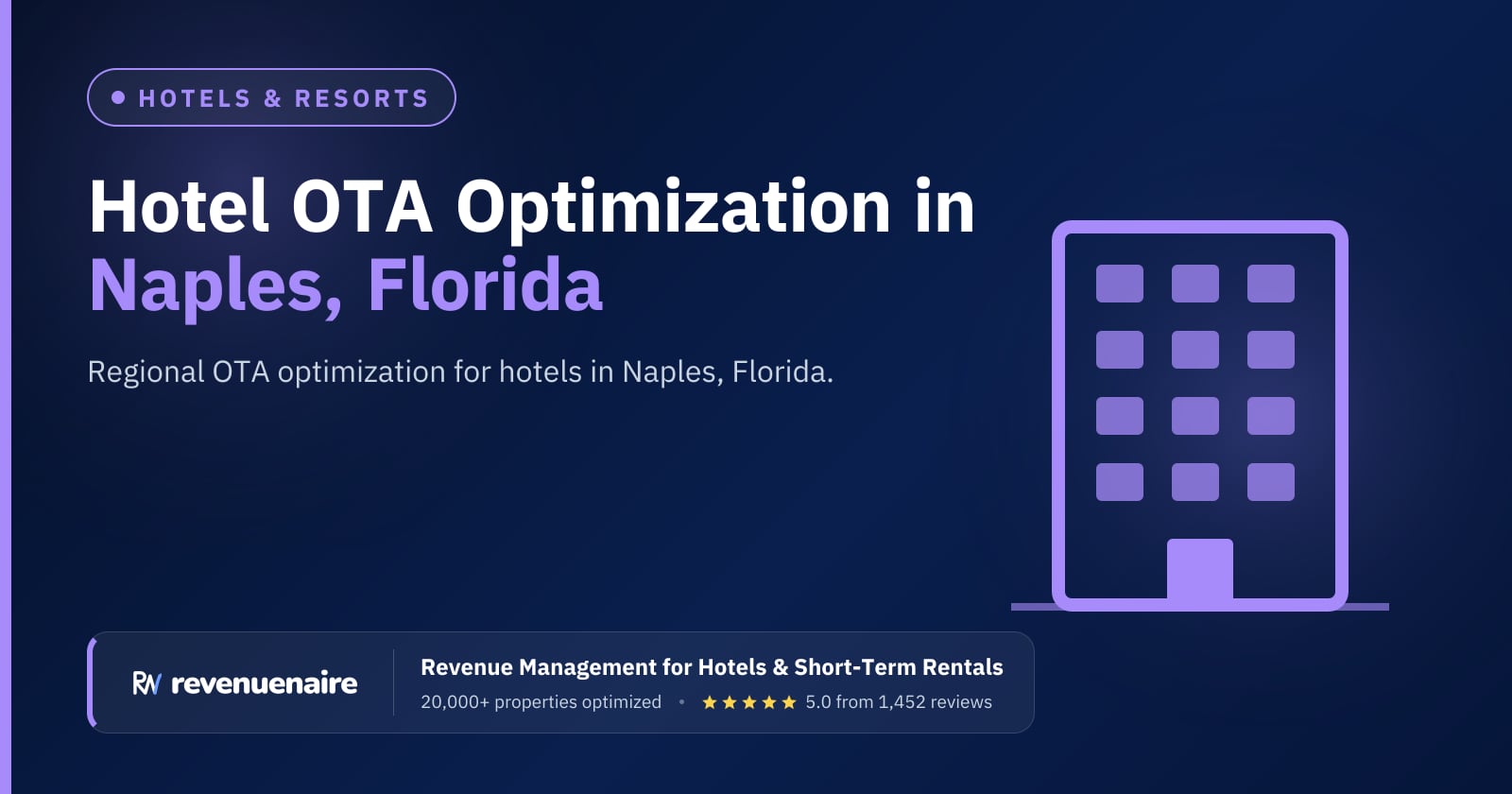 Other Hotel OTA Optimization in Naples, Marco Island & Fort Myers, United States