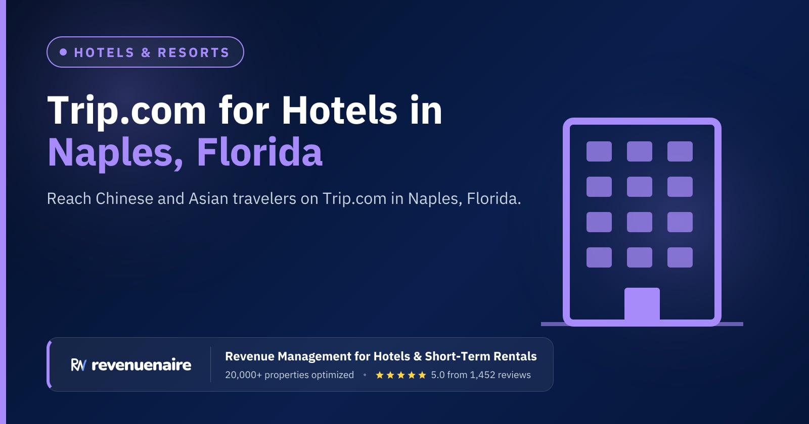 Trip.com Optimization for Hotels in Naples, Marco Island & Fort Myers, United States