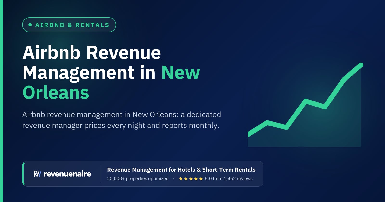 Airbnb Revenue Management in New Orleans, United States