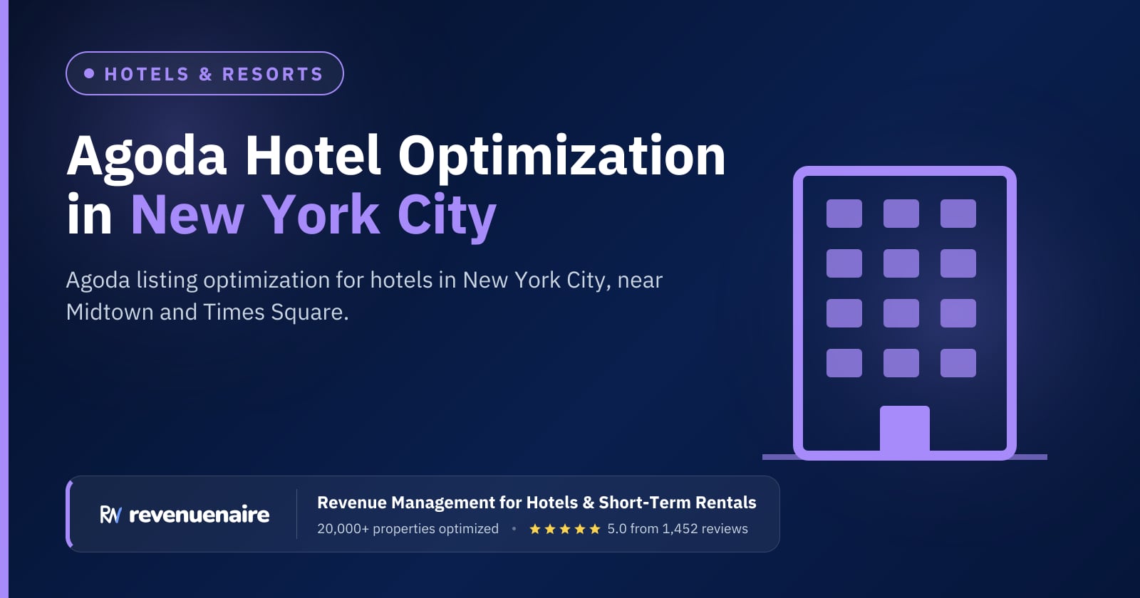 Agoda Optimization for Hotels in New York City, United States