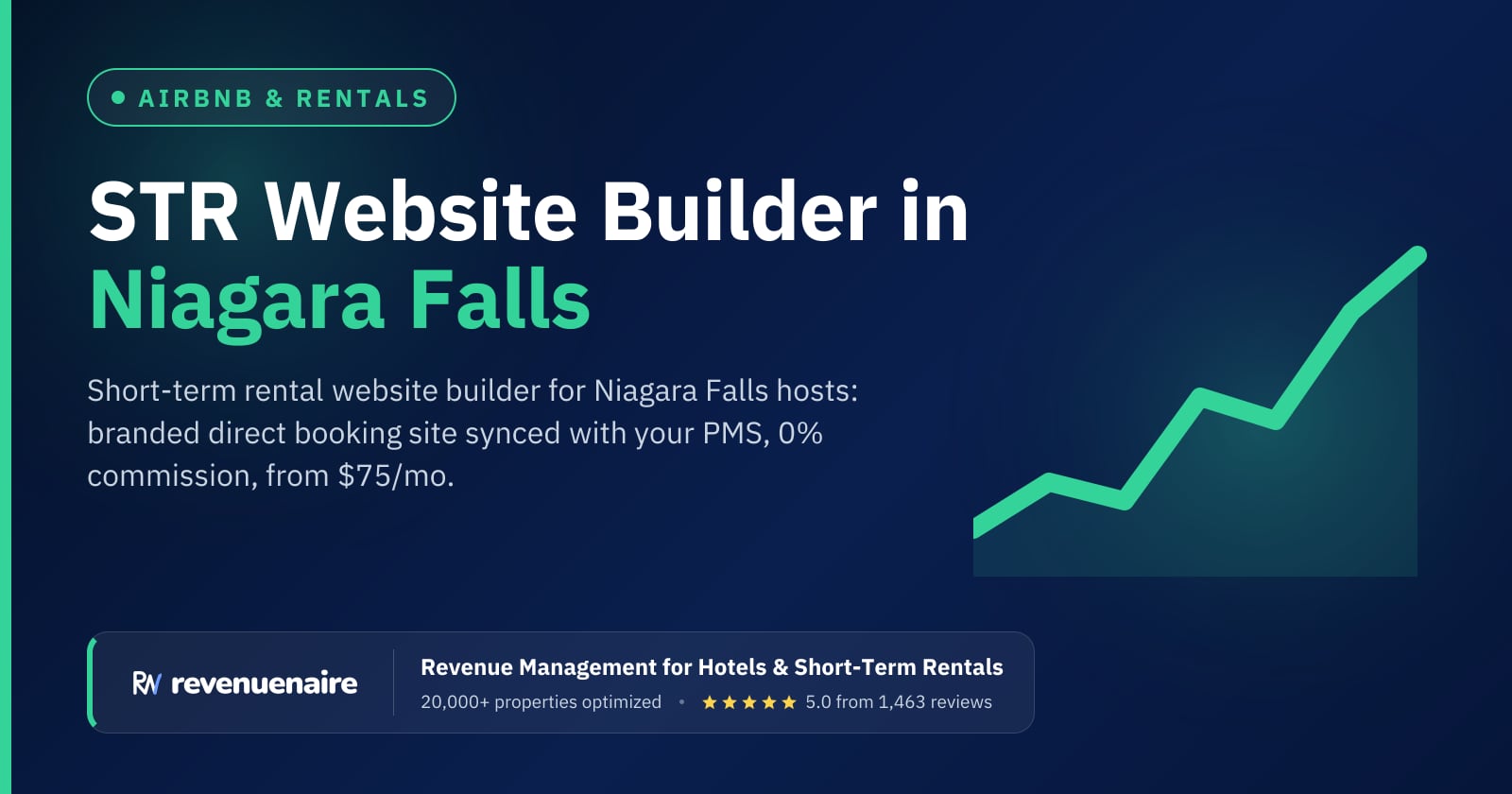 Short-Term Rental Website Builder in Niagara Falls & Niagara-on-the-Lake, Canada