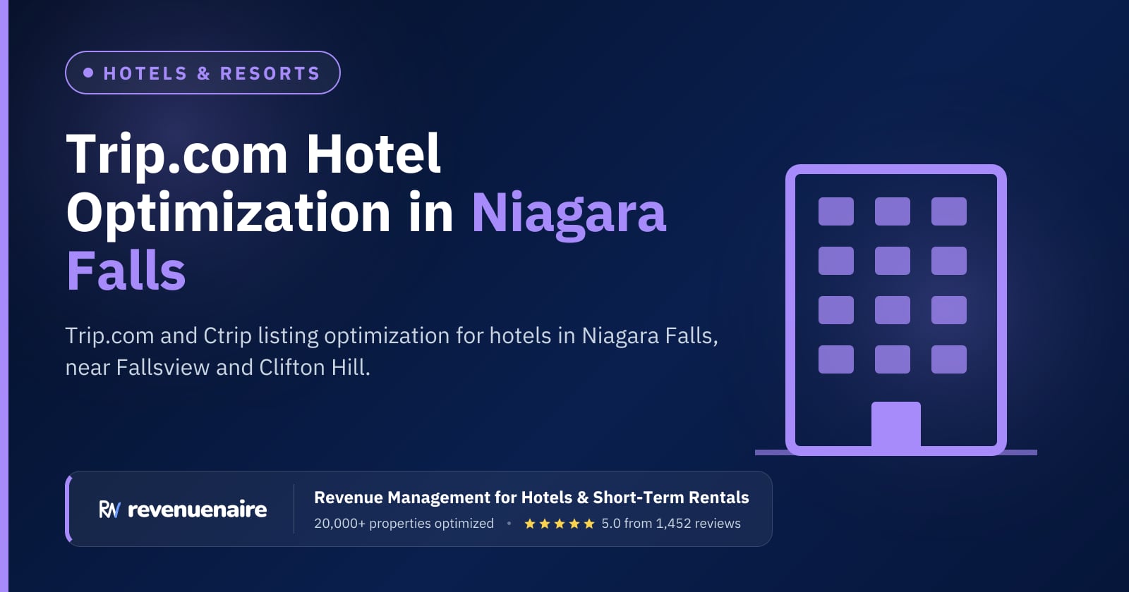 Trip.com Optimization for Hotels in Niagara Falls & Niagara-on-the-Lake, Canada