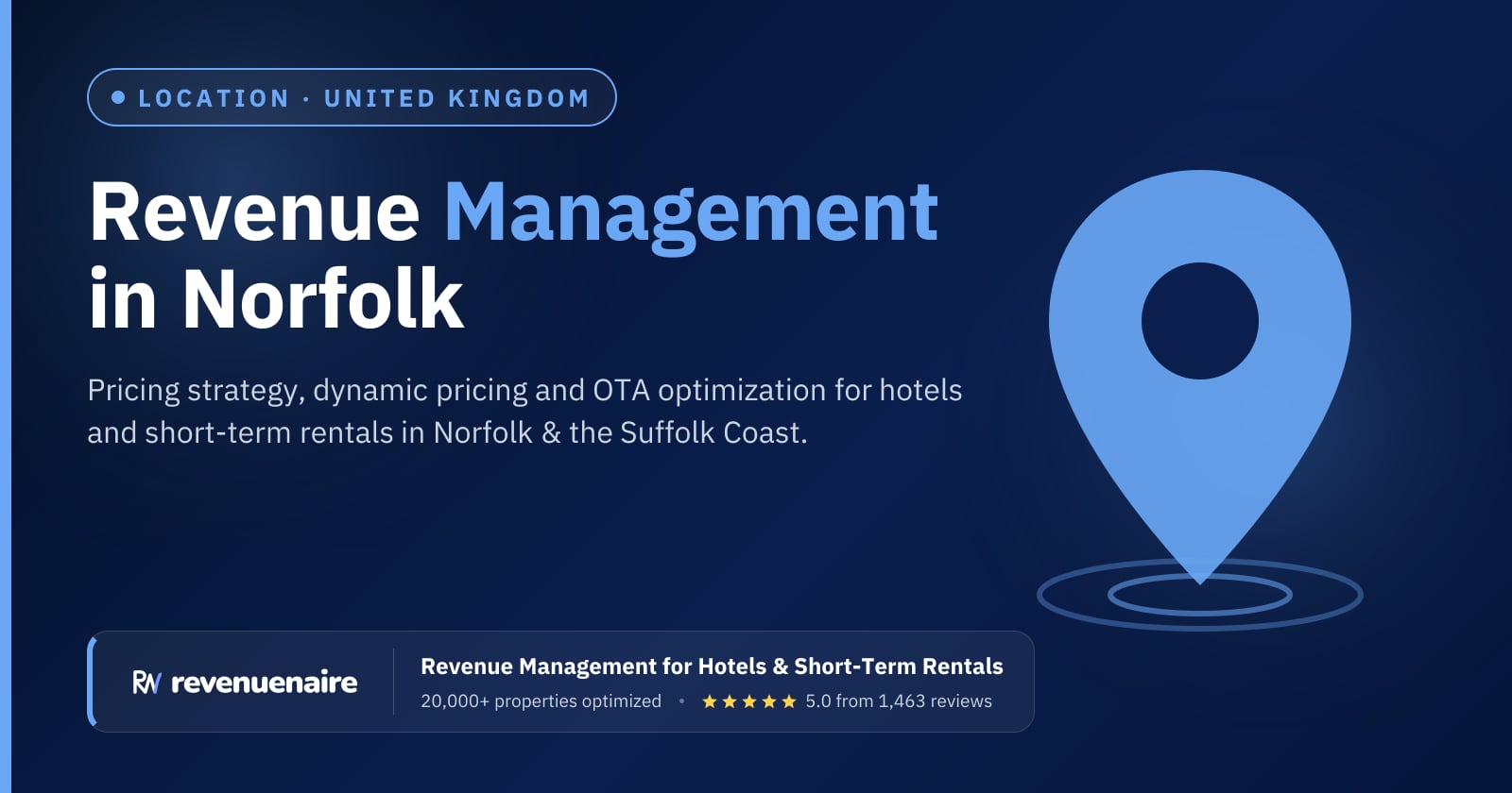 Revenue management in Norfolk & the Suffolk Coast, United Kingdom