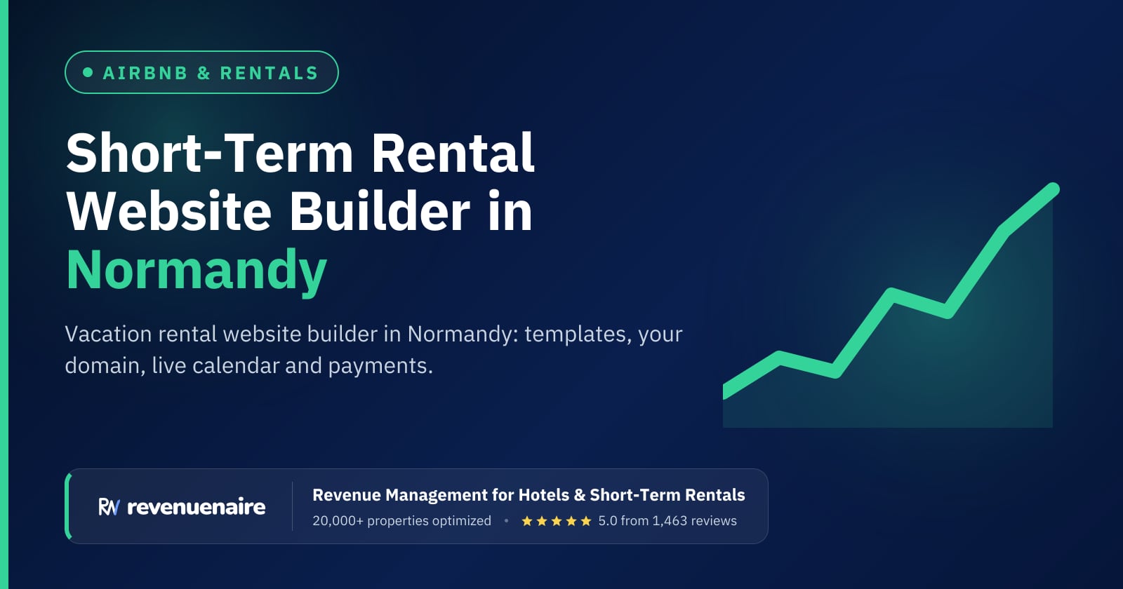 Short-Term Rental Website Builder in Normandy (Deauville & Etretat), France