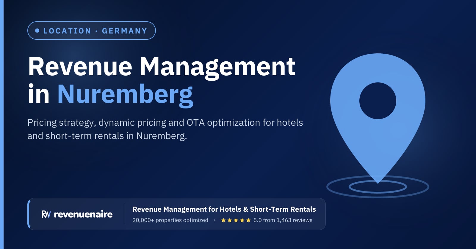 Revenue management in Nuremberg, Germany