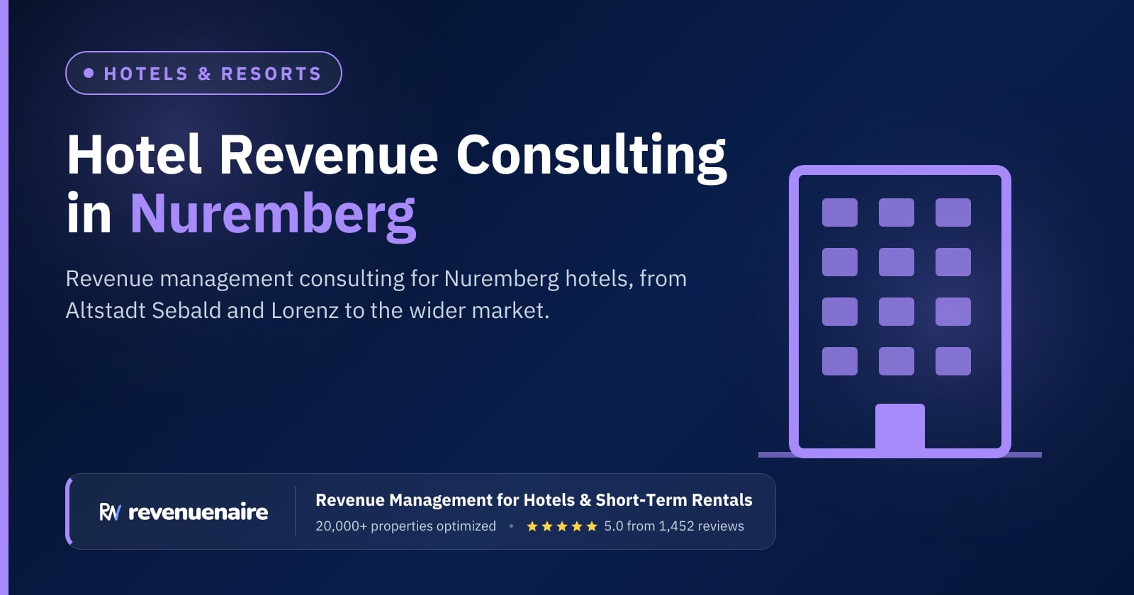 Hotel Revenue Management Consulting in Nuremberg, Germany