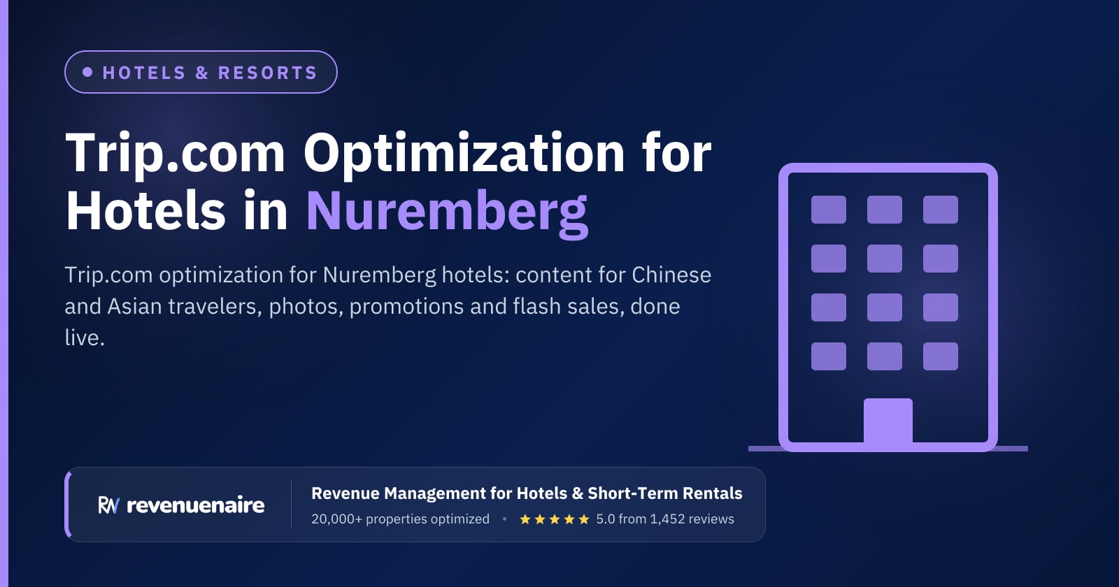 Trip.com Optimization for Hotels in Nuremberg, Germany