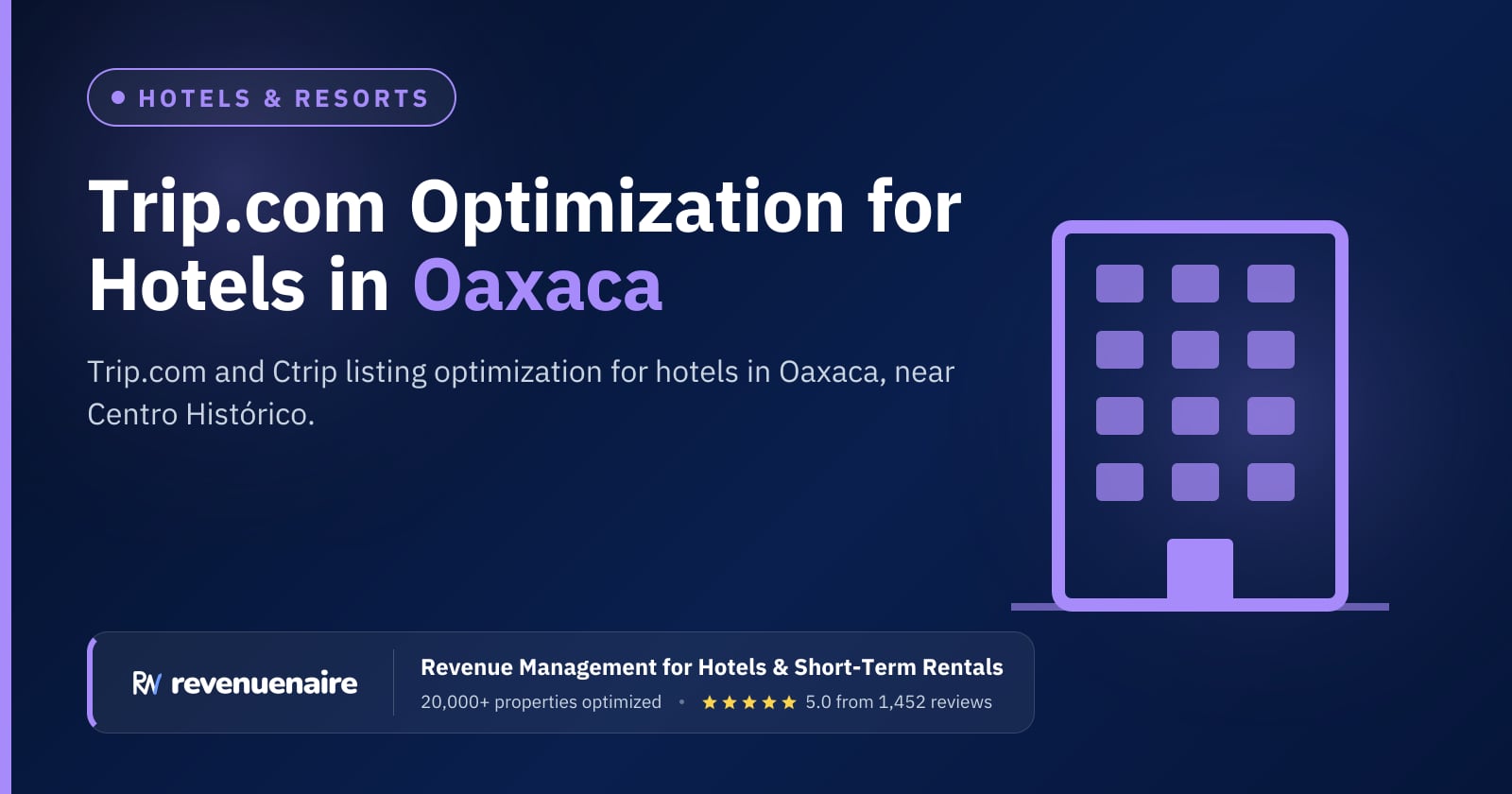 Trip.com Optimization for Hotels in Oaxaca, Mexico