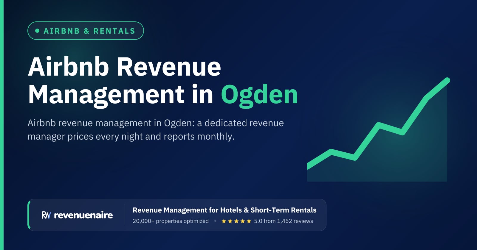 Airbnb Revenue Management in Ogden & the Wasatch Front, United States