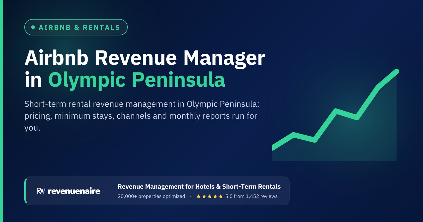 Airbnb Revenue Management in Olympic Peninsula & San Juan Islands, United States