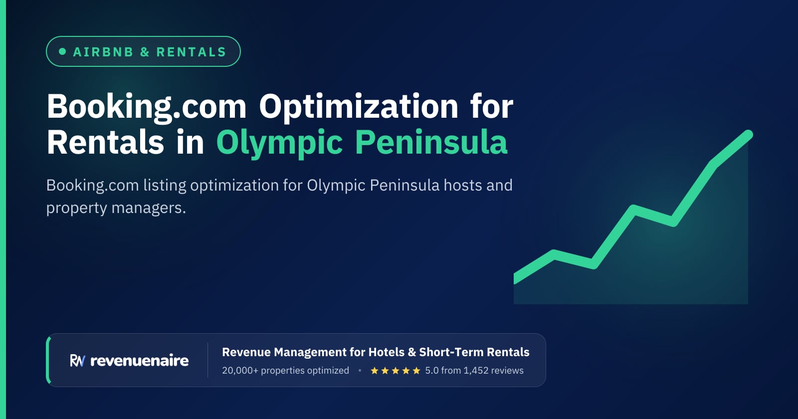 Booking.com Optimization for Rentals in Olympic Peninsula & San Juan Islands, United States