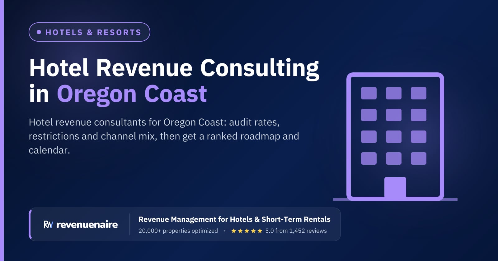 Hotel Revenue Management Consulting in Oregon Coast, United States