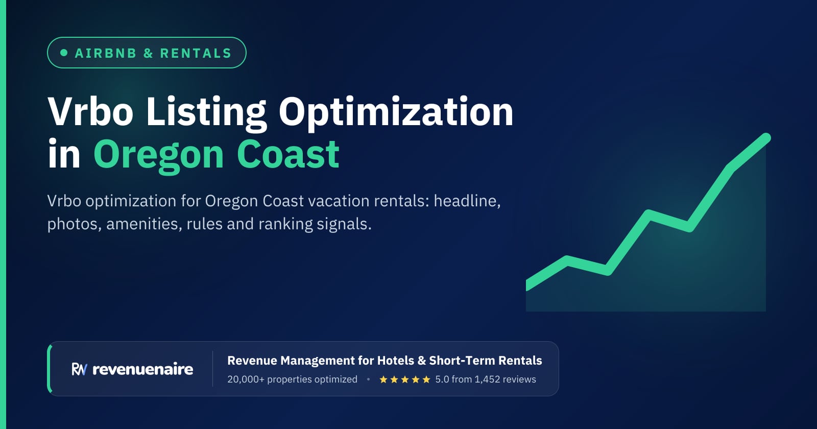 Vrbo Listing Optimization in Oregon Coast, United States