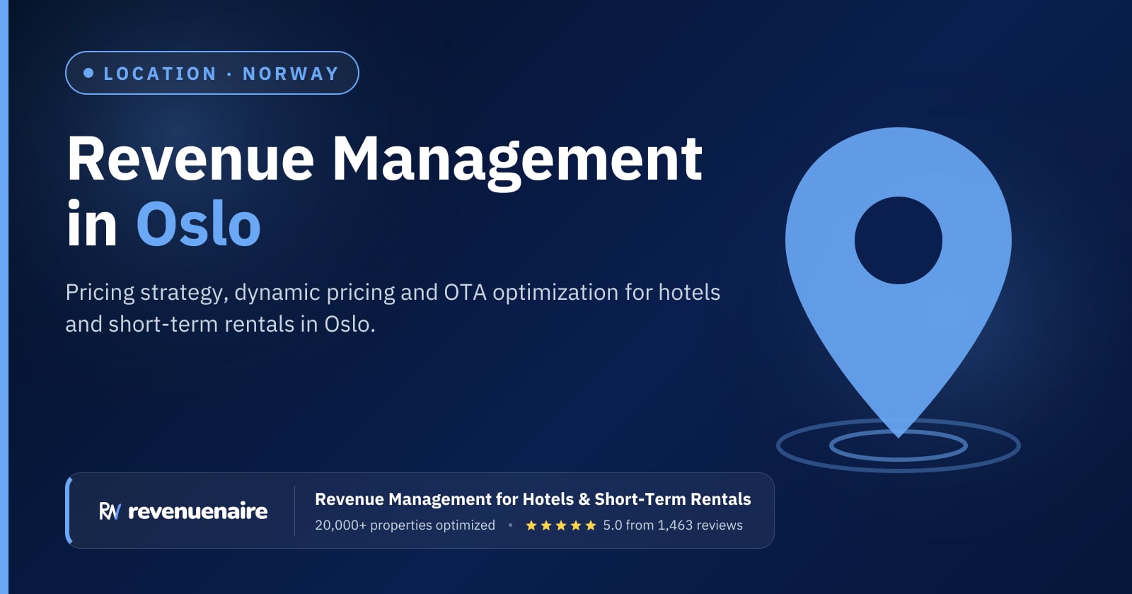 Revenue management in Oslo, Norway