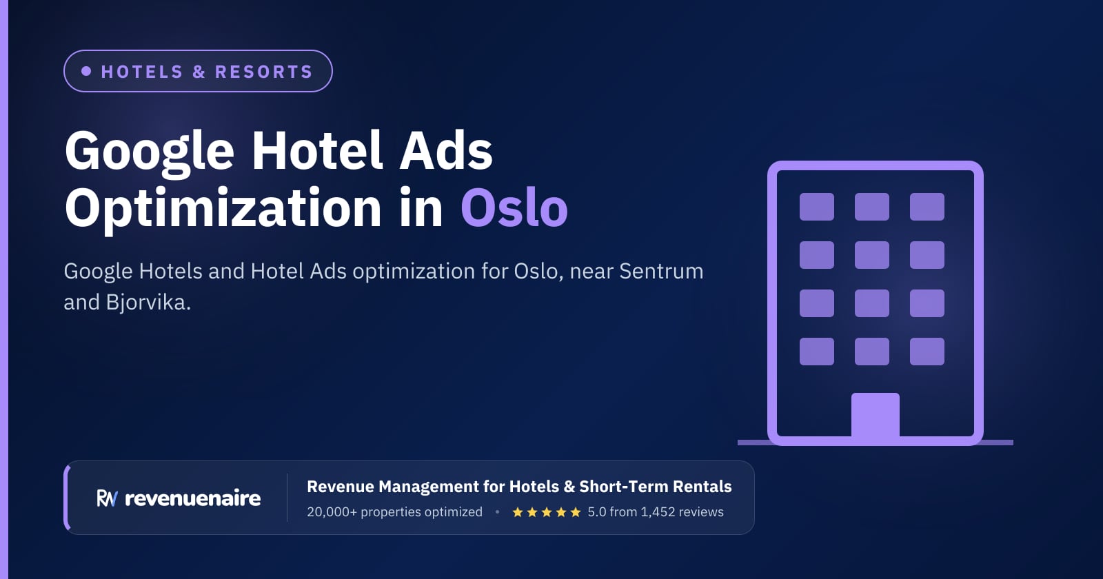 Google Hotel Ads Optimization in Oslo, Norway