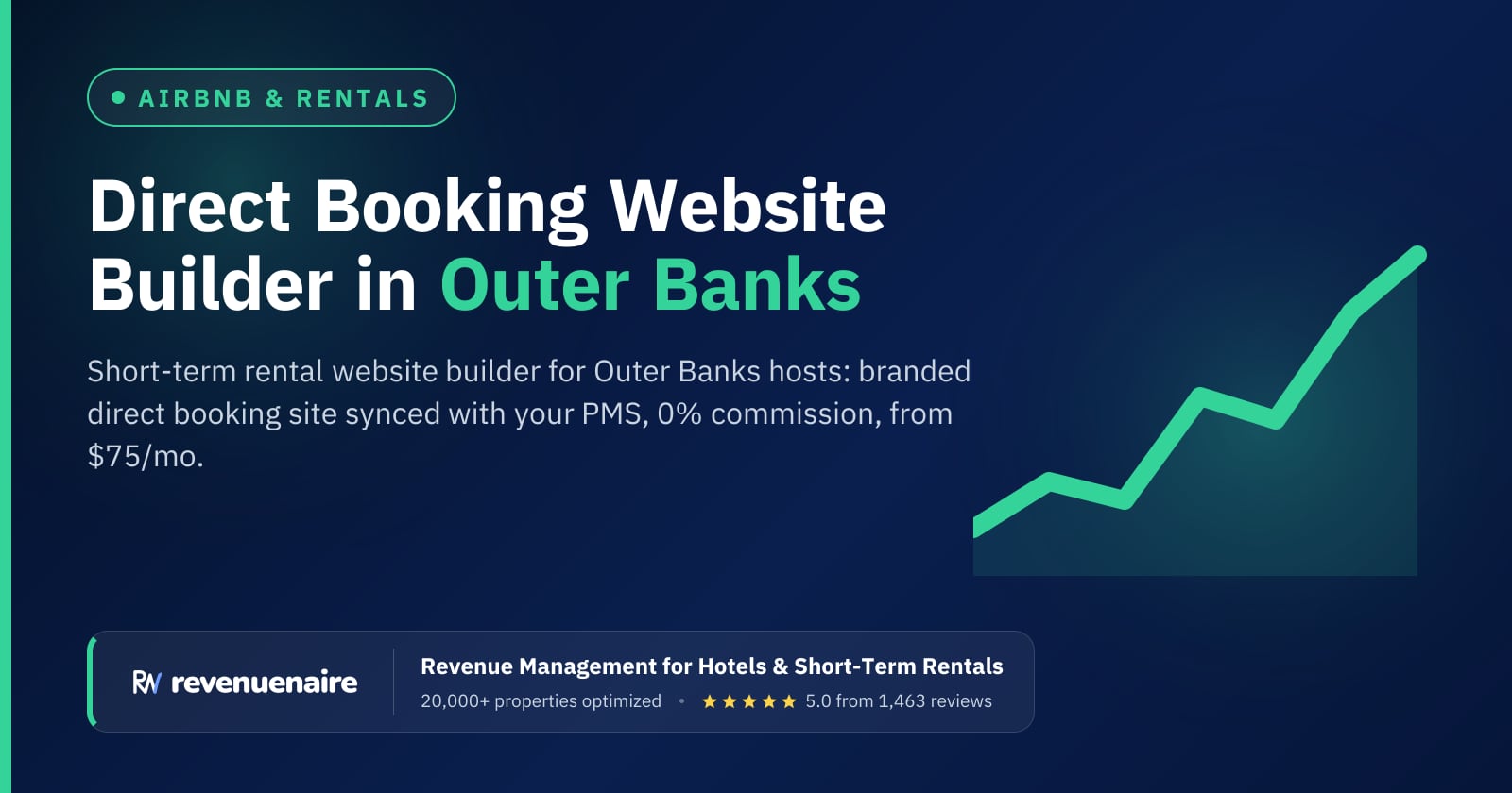 Short-Term Rental Website Builder in Outer Banks, United States