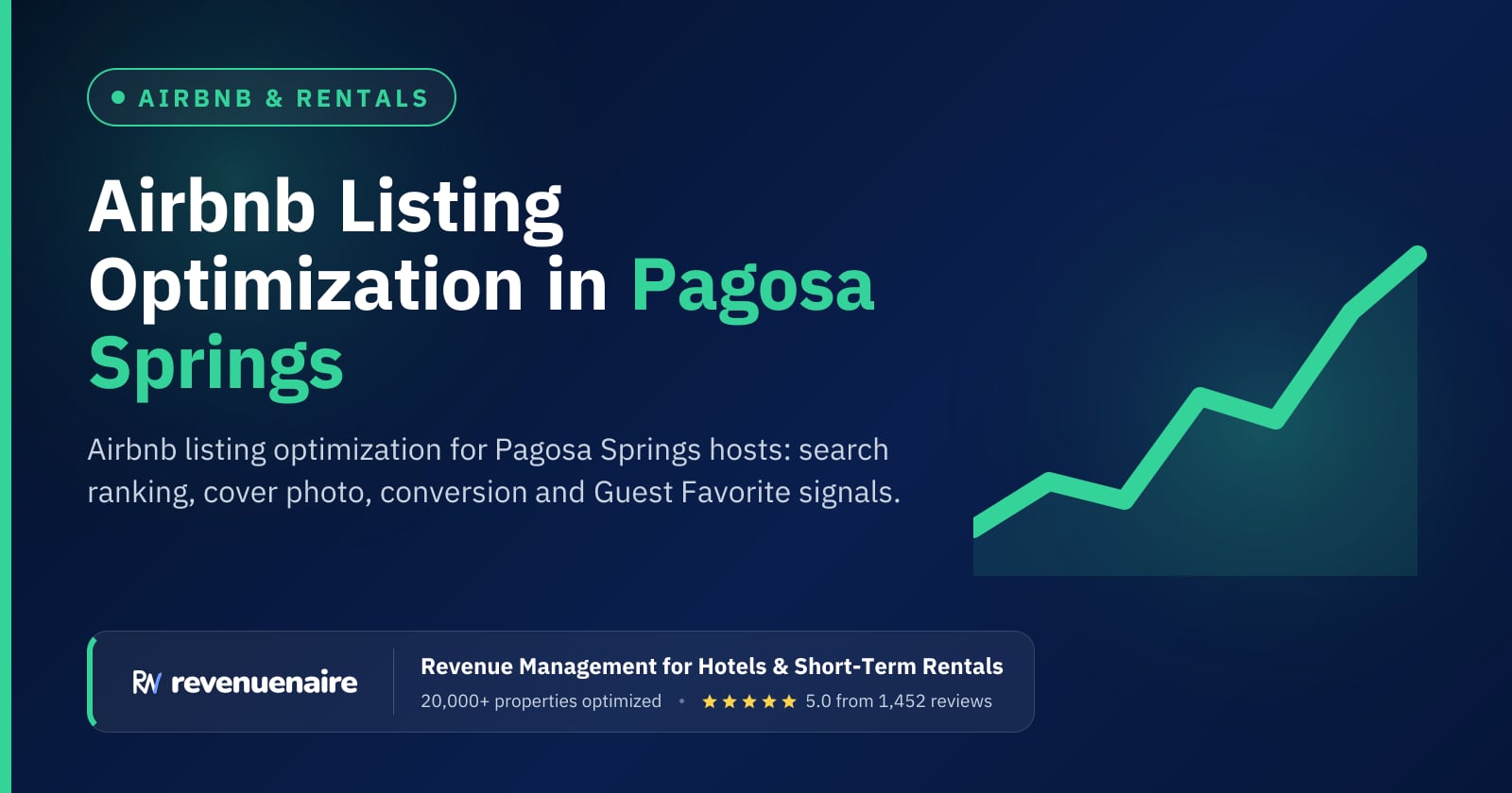 Airbnb Listing Optimization in Pagosa Springs, United States