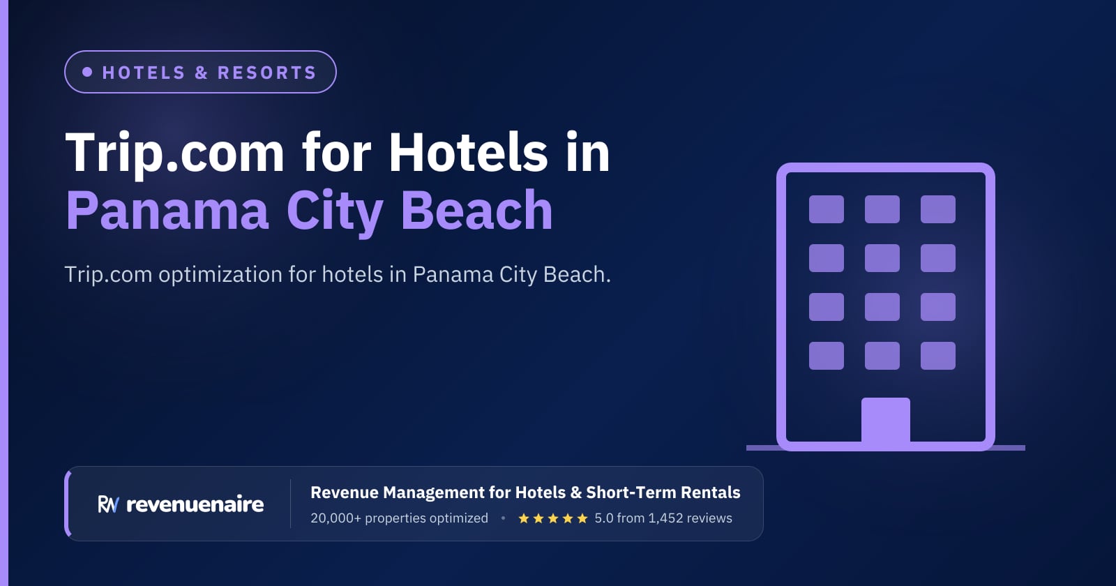 Trip.com Optimization for Hotels in Panama City Beach & Pensacola, United States