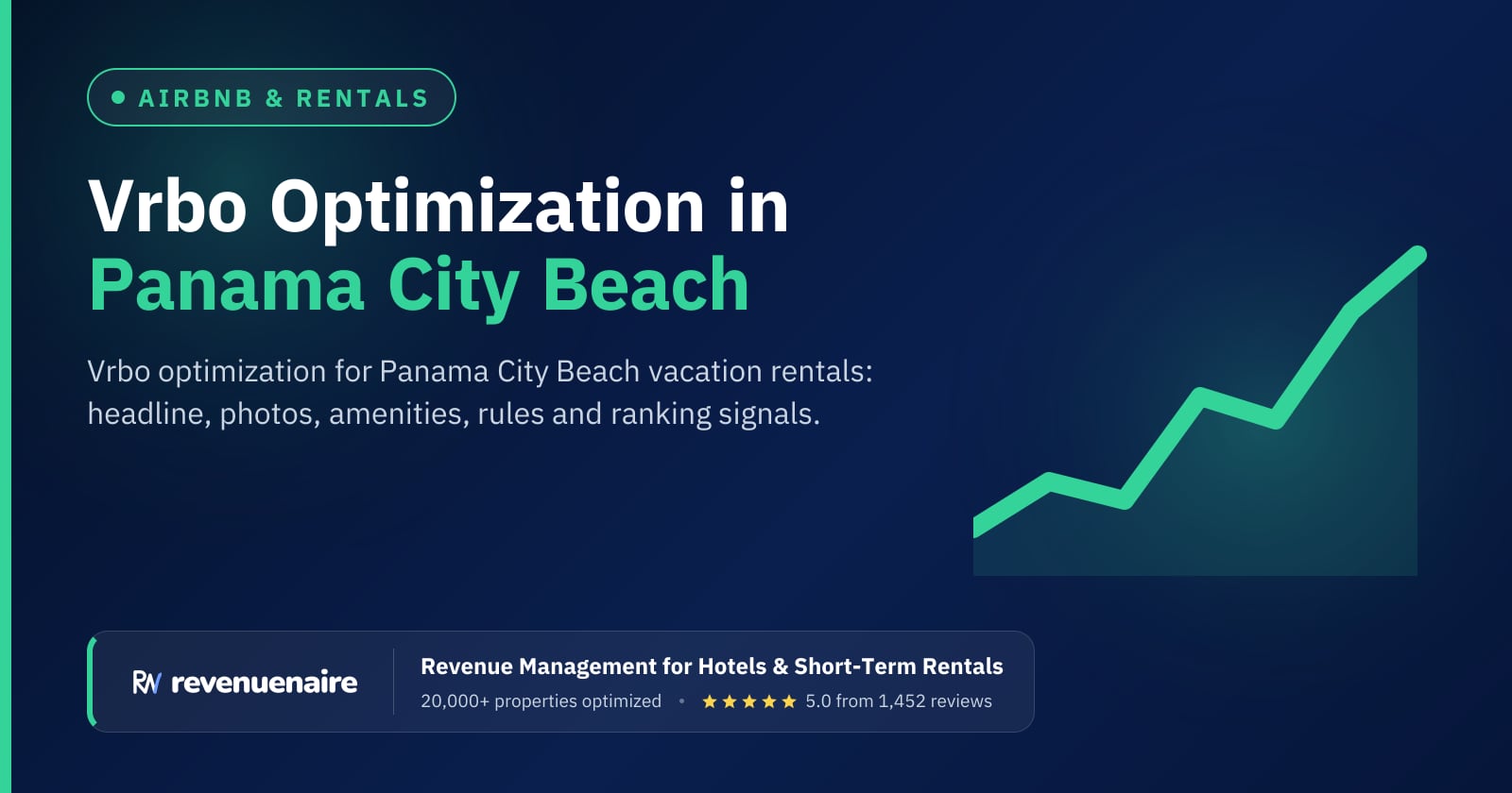 Vrbo Listing Optimization in Panama City Beach & Pensacola, United States