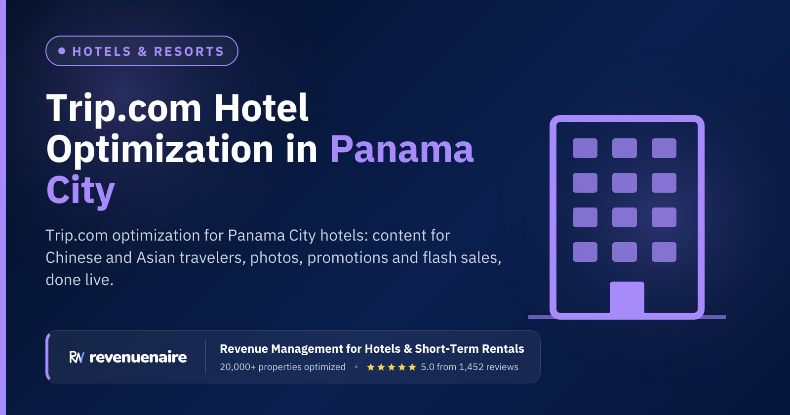 Trip.com Optimization for Hotels in Panama City & Bocas del Toro, Panama