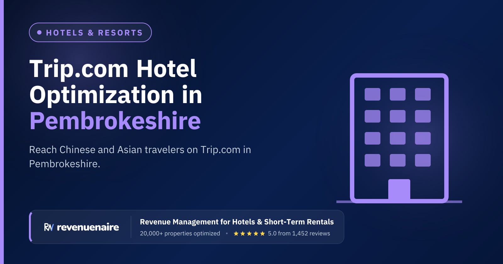Trip.com Optimization for Hotels in Pembrokeshire & the Gower, United Kingdom