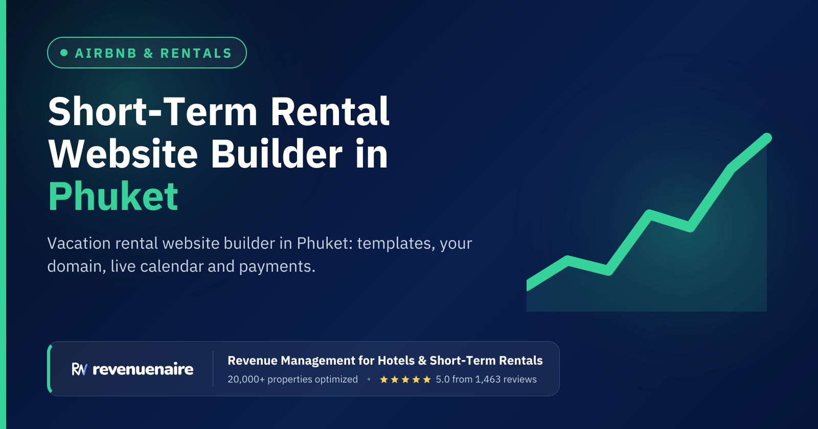 Short-Term Rental Website Builder in Phuket, Thailand