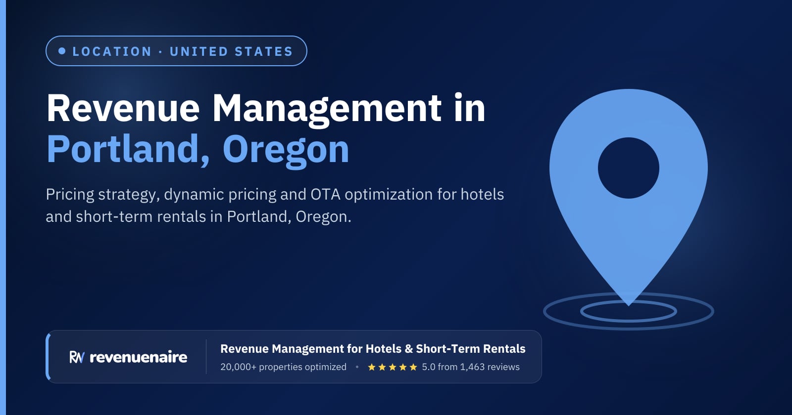 Revenue management in Portland, Oregon, United States