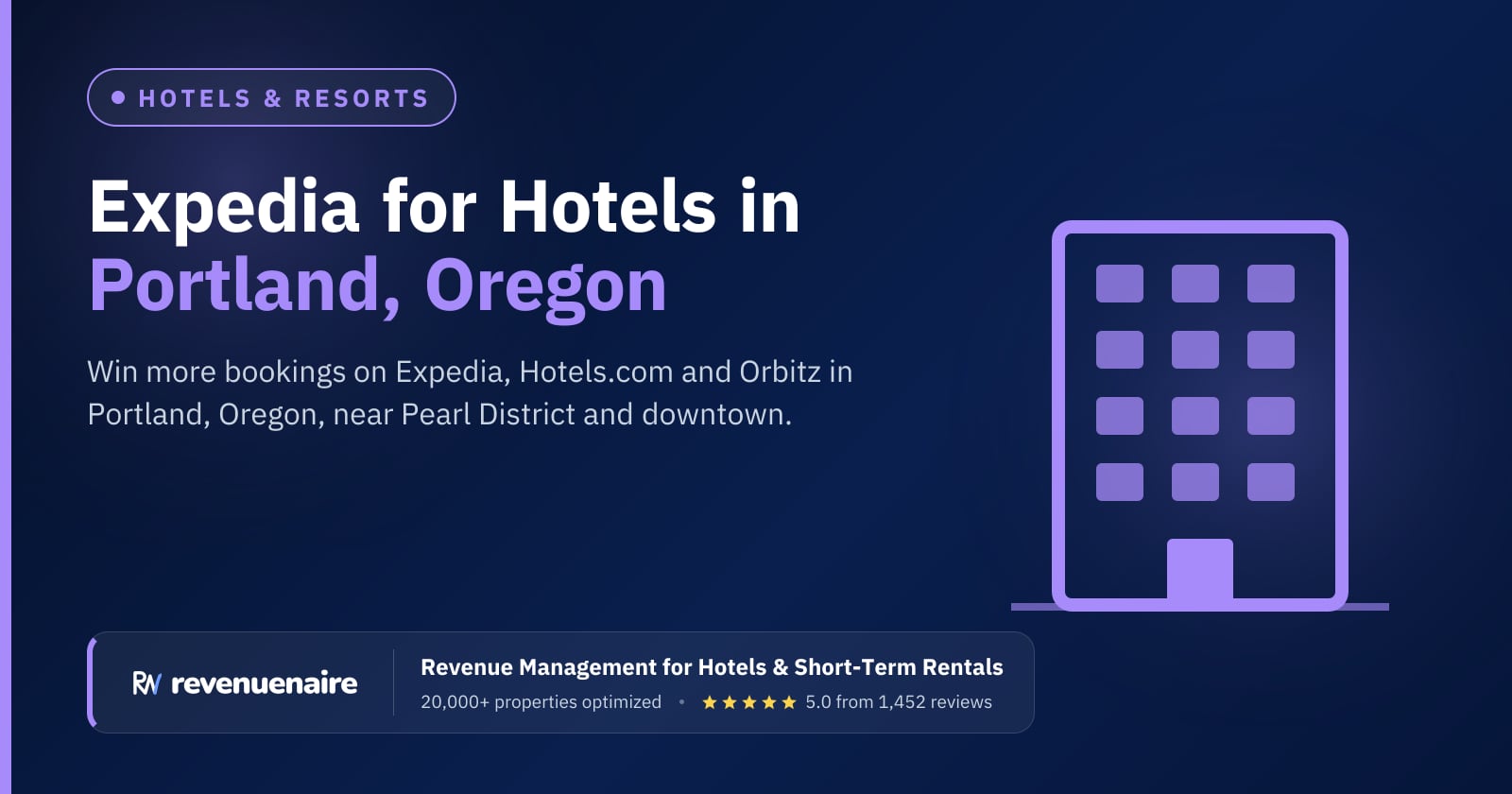 Expedia Optimization for Hotels in Portland, Oregon, United States
