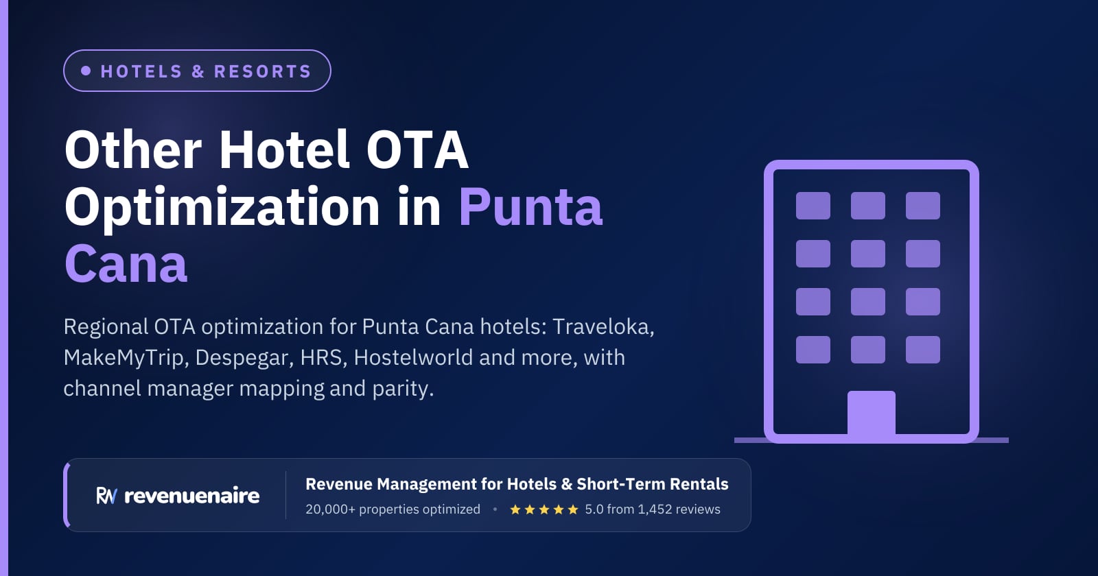 Other Hotel OTA Optimization in Punta Cana, Dominican Republic