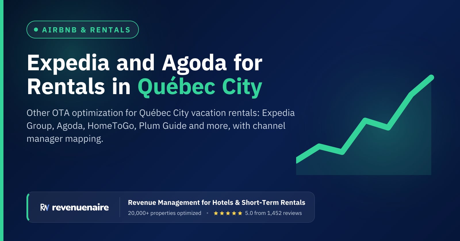 Expedia, Agoda and Other OTA Optimization in Québec City, Canada