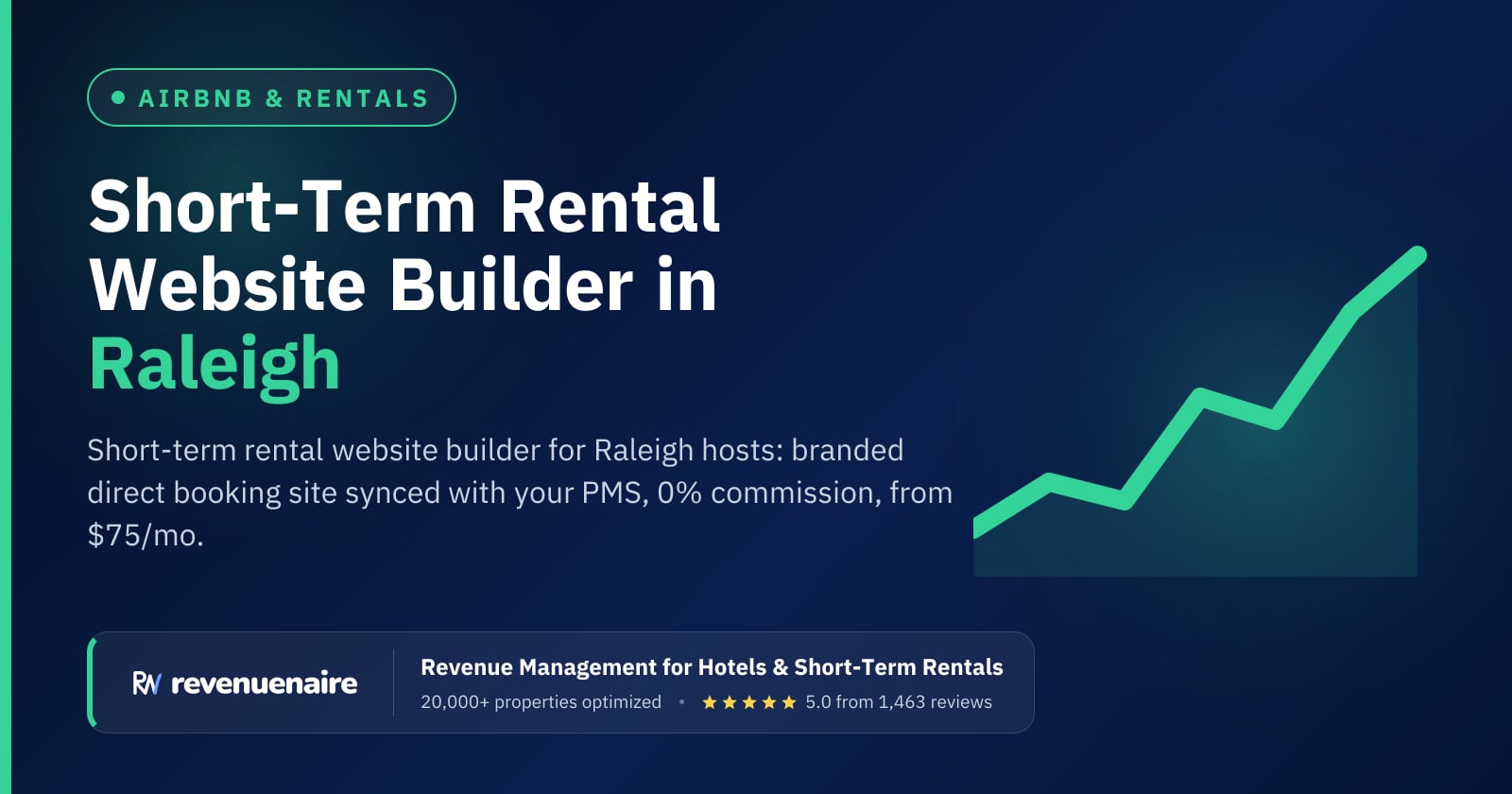 Short-Term Rental Website Builder in Raleigh, Durham & Chapel Hill, United States