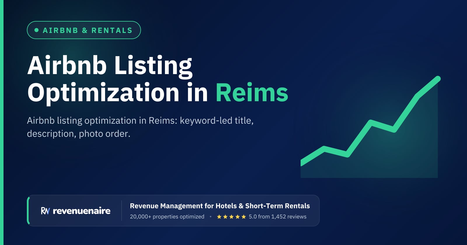 Airbnb Listing Optimization in Reims & Champagne, France
