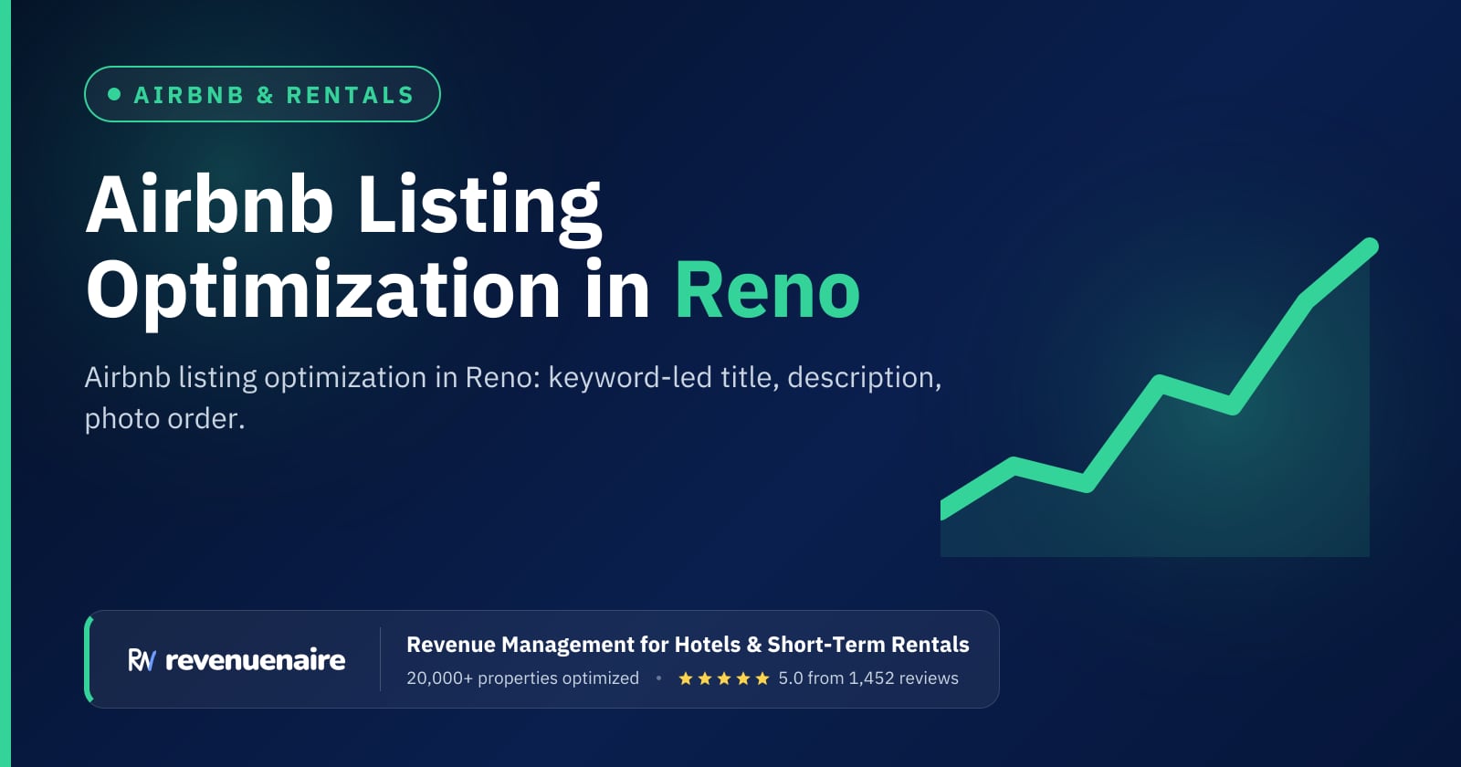Airbnb Listing Optimization in Reno, United States