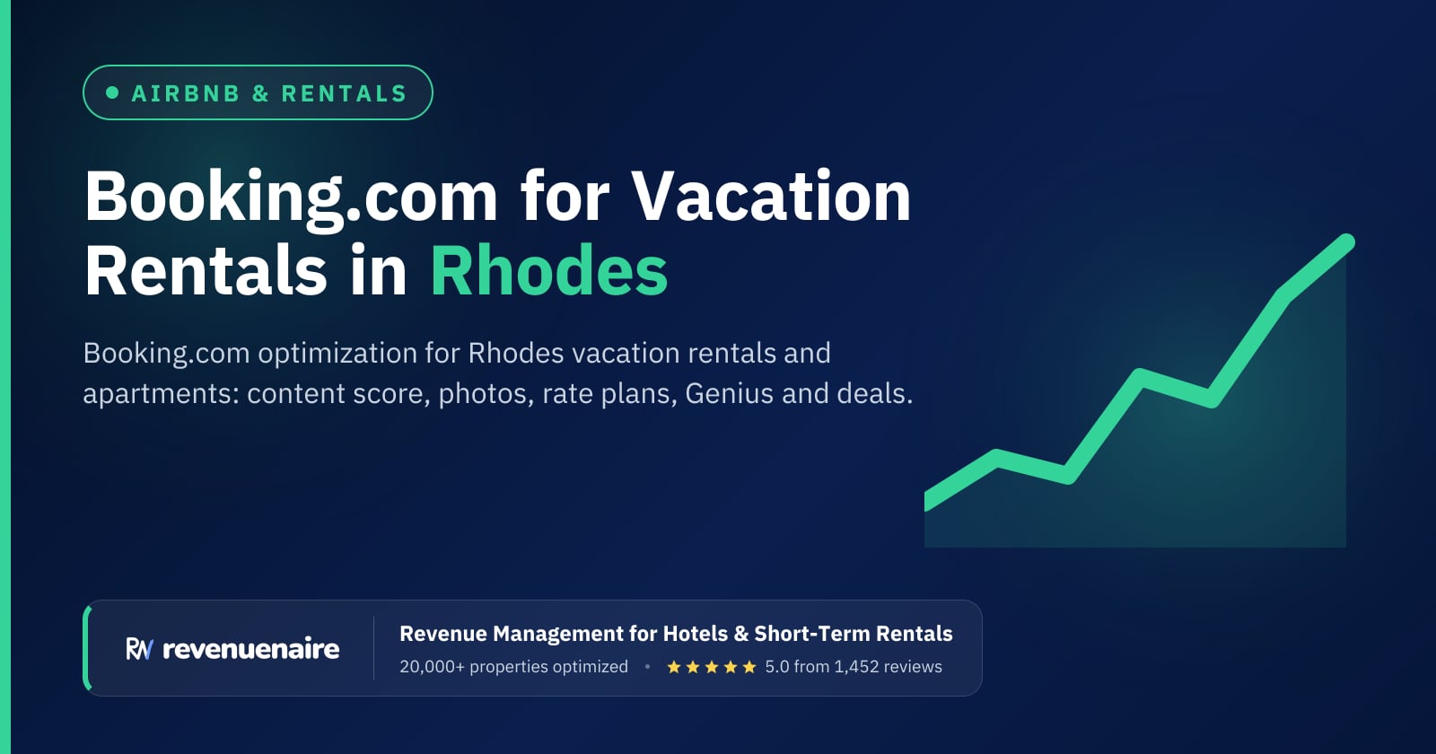 Booking.com Optimization for Rentals in Rhodes & Kos, Greece