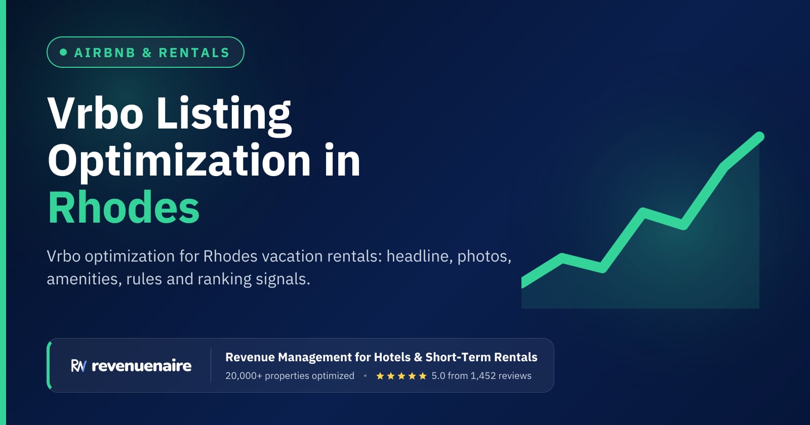 Vrbo Listing Optimization in Rhodes & Kos, Greece