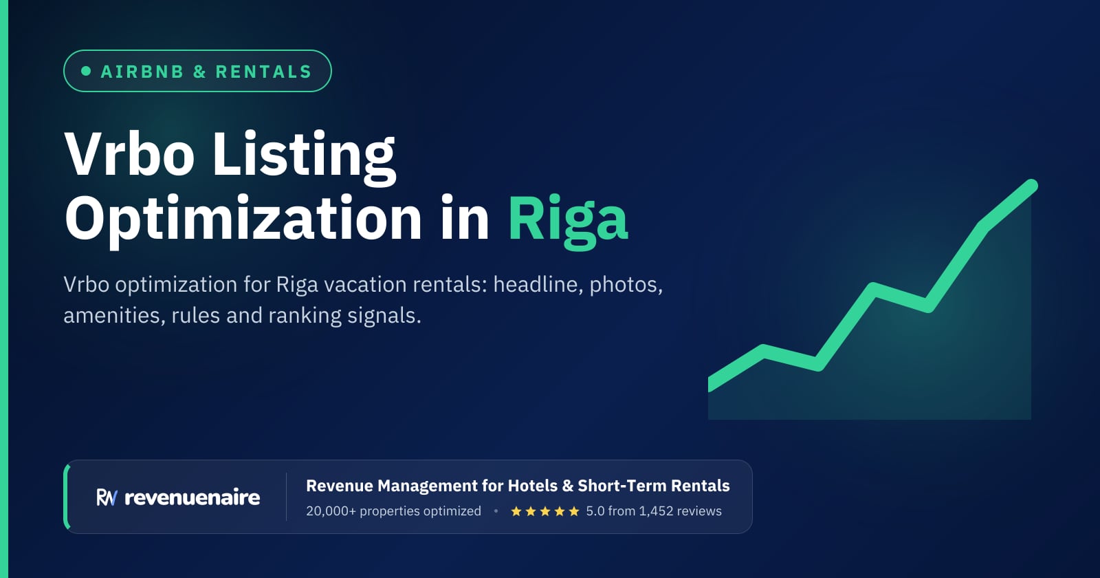 Vrbo Listing Optimization in Riga, Latvia