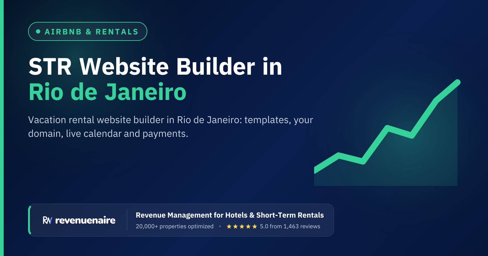 Short-Term Rental Website Builder in Rio de Janeiro, Brazil