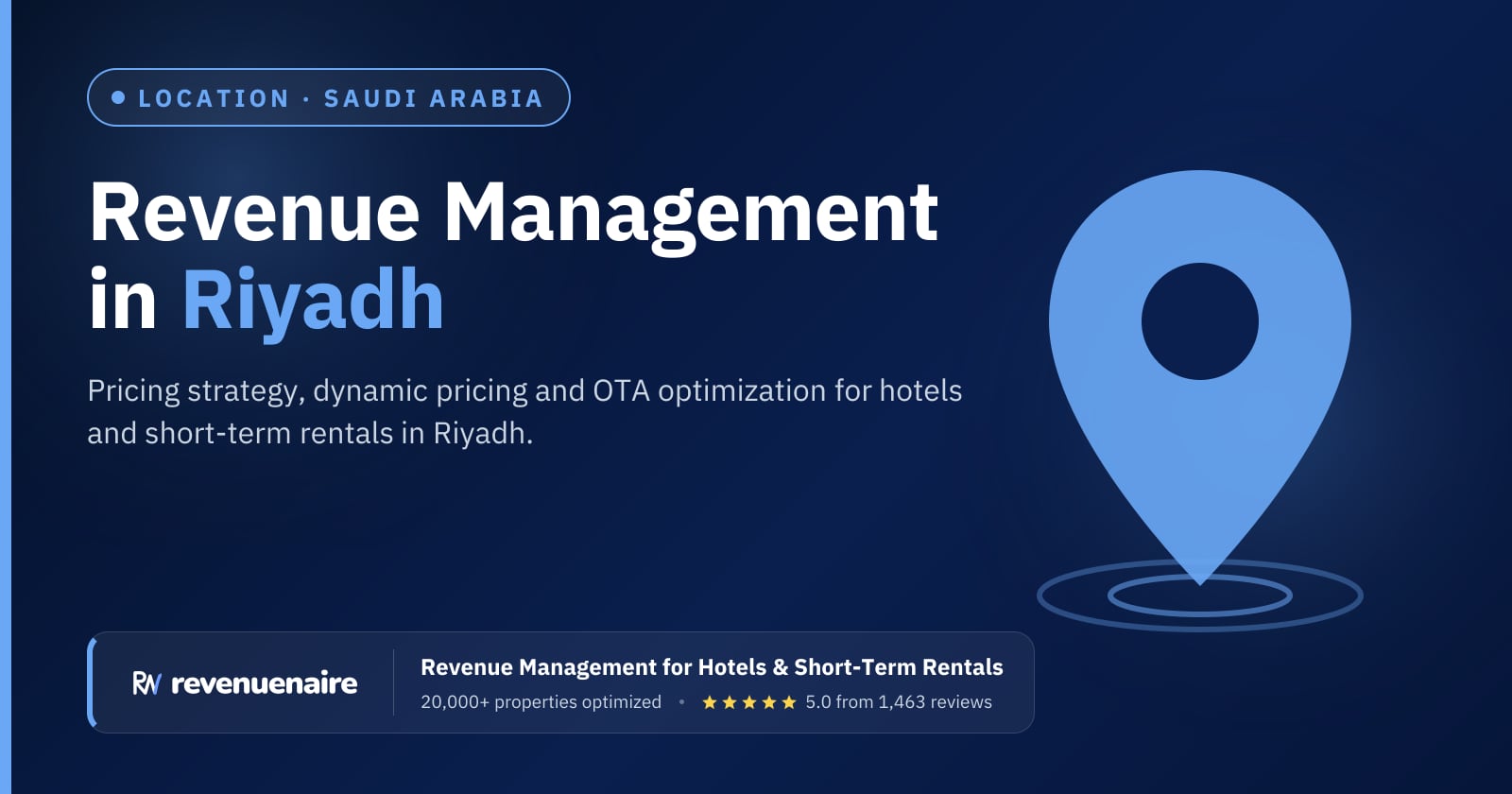 Revenue management in Riyadh, Saudi Arabia
