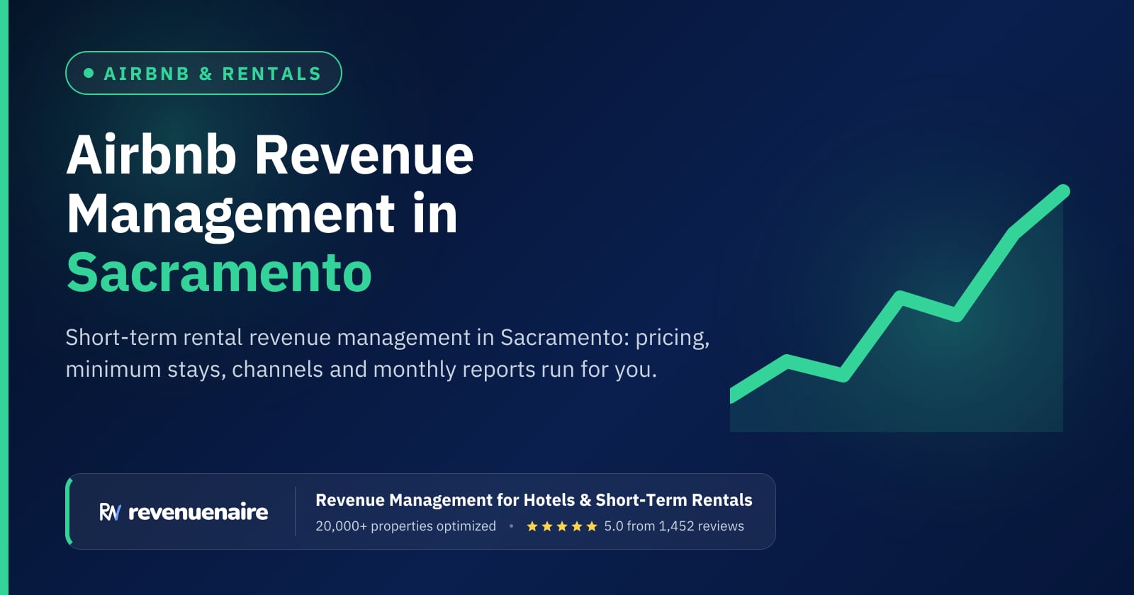 Airbnb Revenue Management in Sacramento & Gold Country, United States