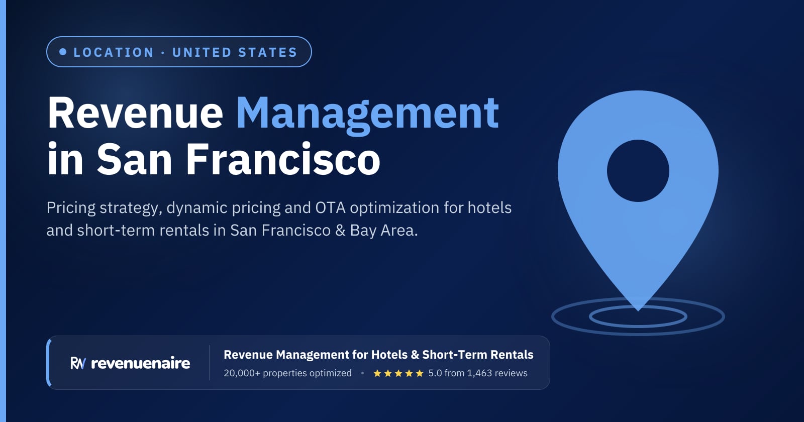 Revenue management in San Francisco & Bay Area, United States
